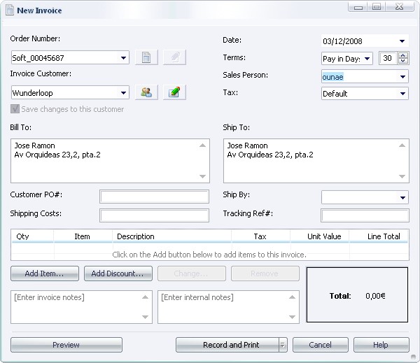 express invoice nch software download